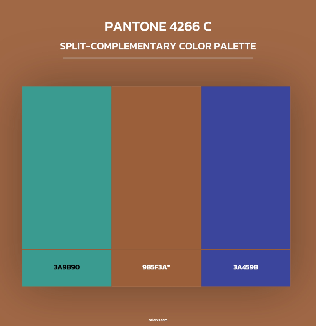 PANTONE 4266 C - Split-Complementary Color Palette