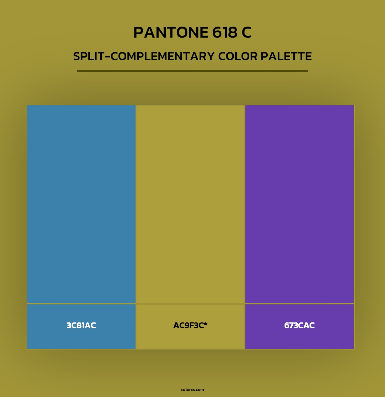 PANTONE 618 C - Split-Complementary Color Palette