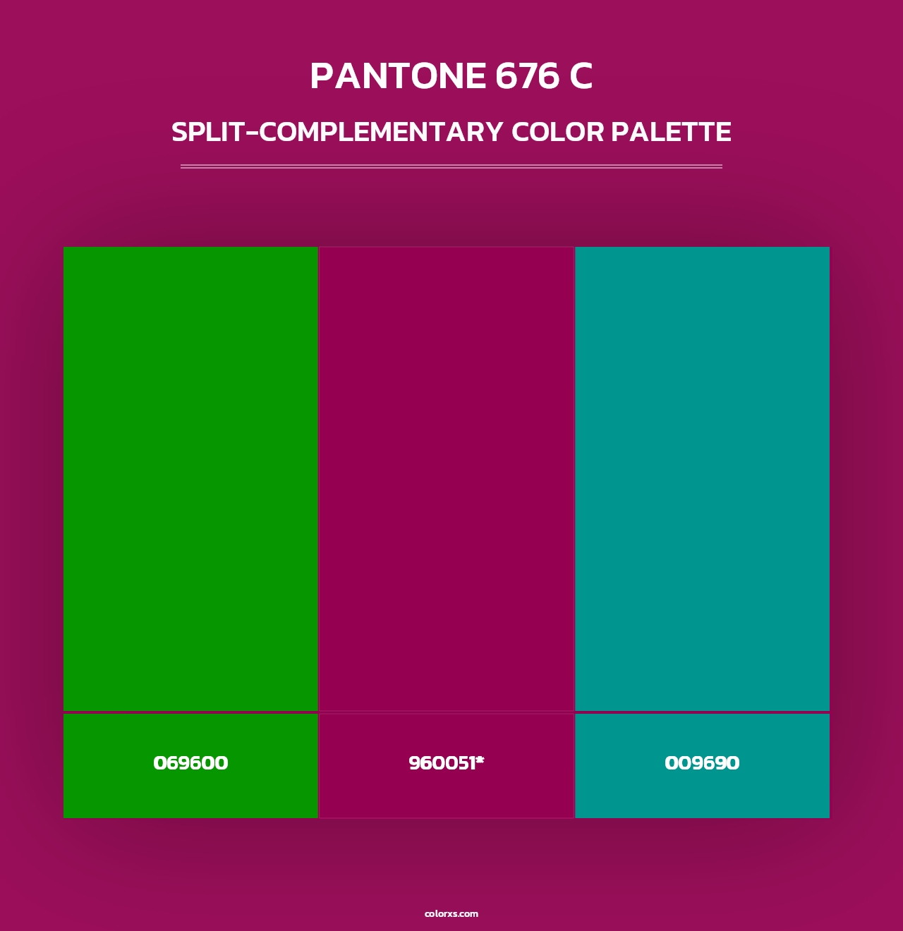 PANTONE 676 C - Split-Complementary Color Palette