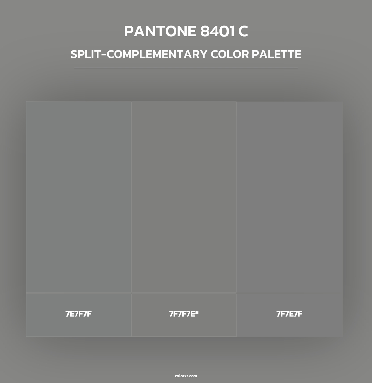 PANTONE 8401 C - Split-Complementary Color Palette