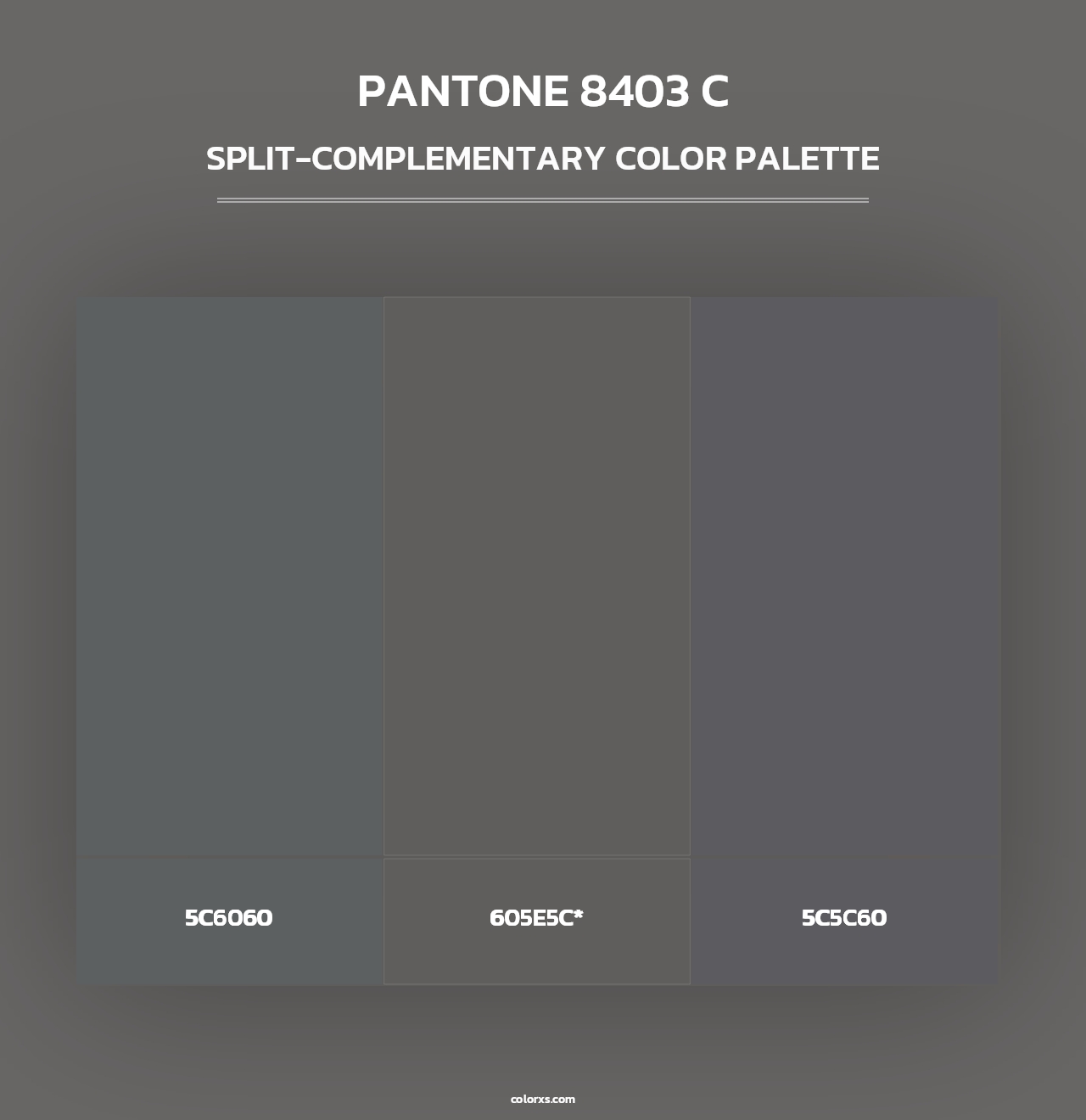 PANTONE 8403 C - Split-Complementary Color Palette