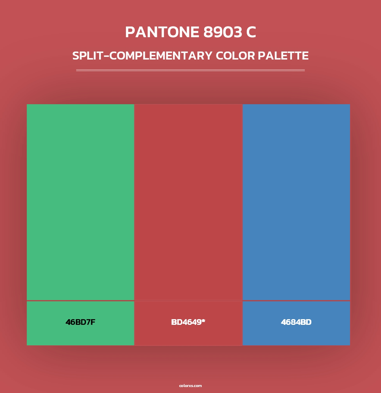 PANTONE 8903 C - Split-Complementary Color Palette