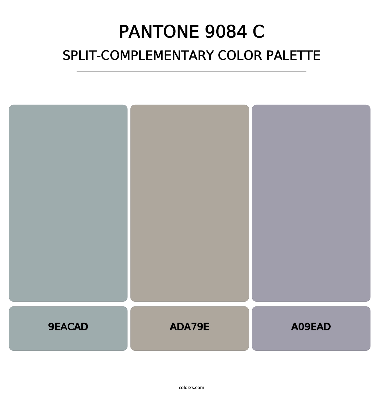 PANTONE 9084 C - Split-Complementary Color Palette