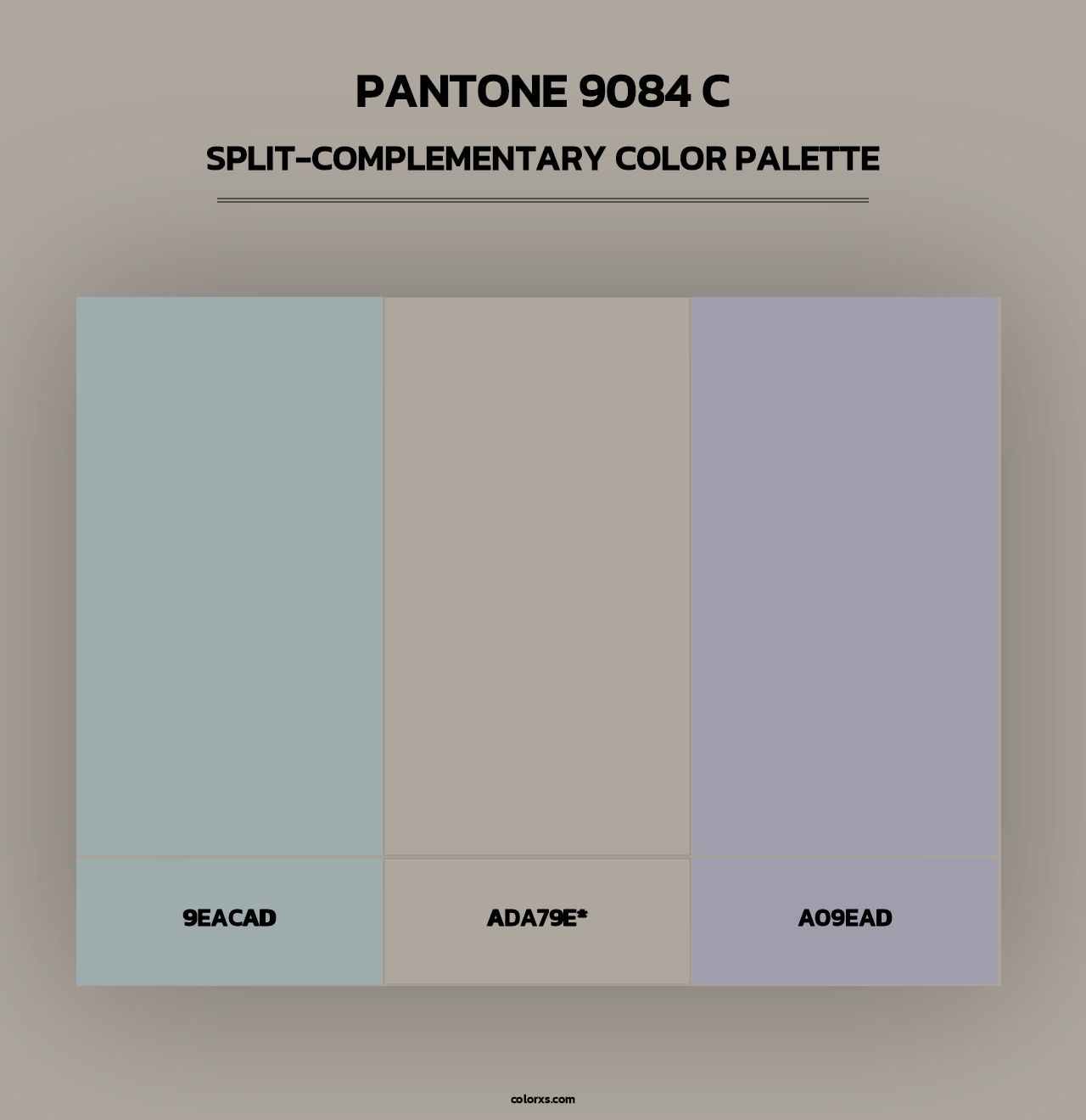 PANTONE 9084 C - Split-Complementary Color Palette