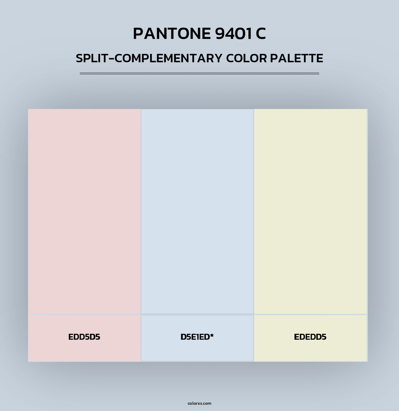 PANTONE 9401 C - Split-Complementary Color Palette