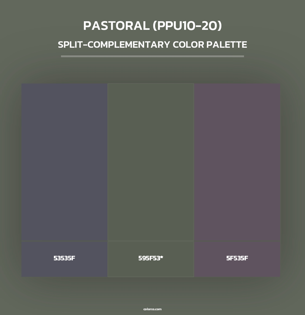 Pastoral (PPU10-20) - Split-Complementary Color Palette