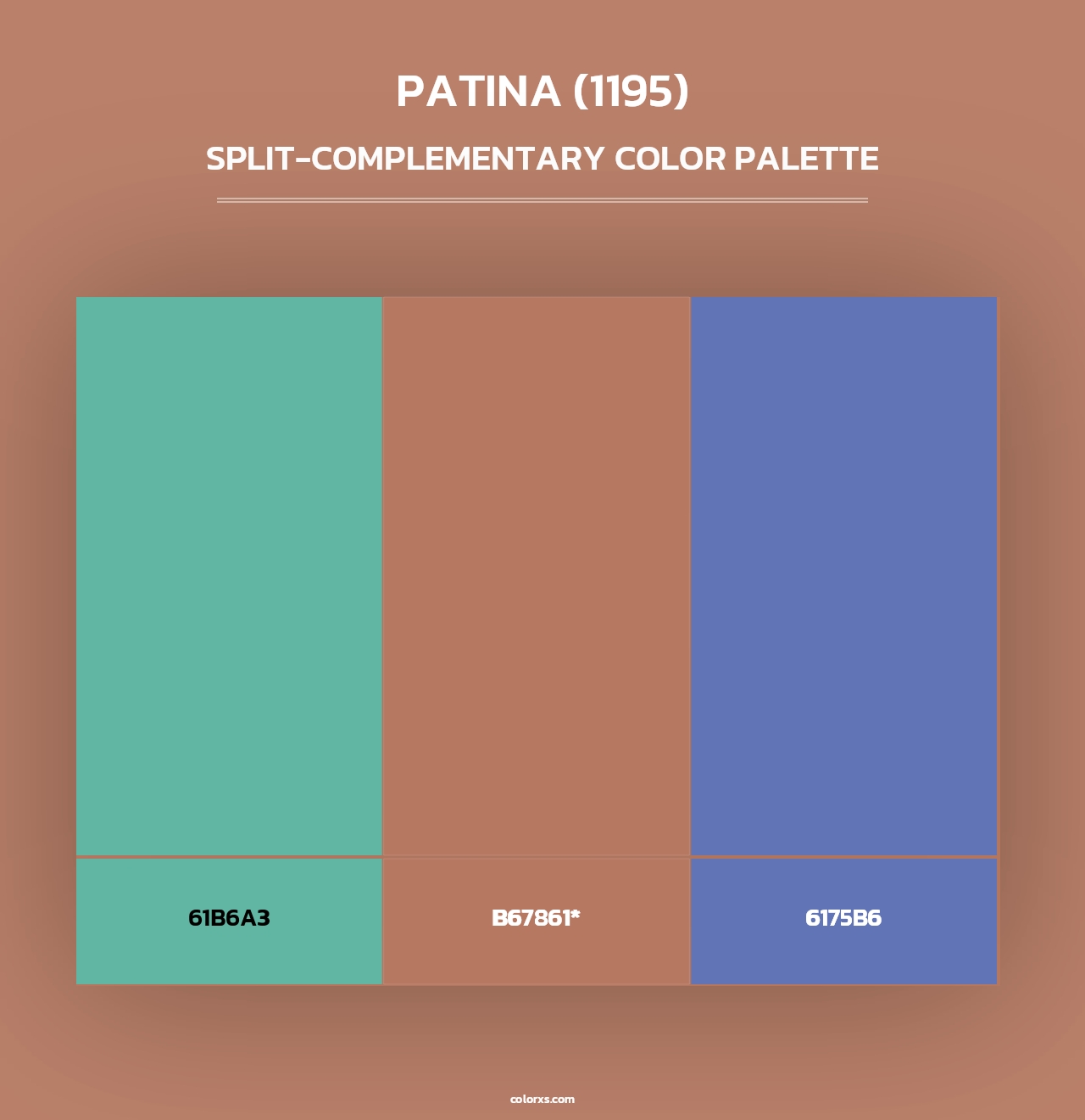 Patina (1195) - Split-Complementary Color Palette