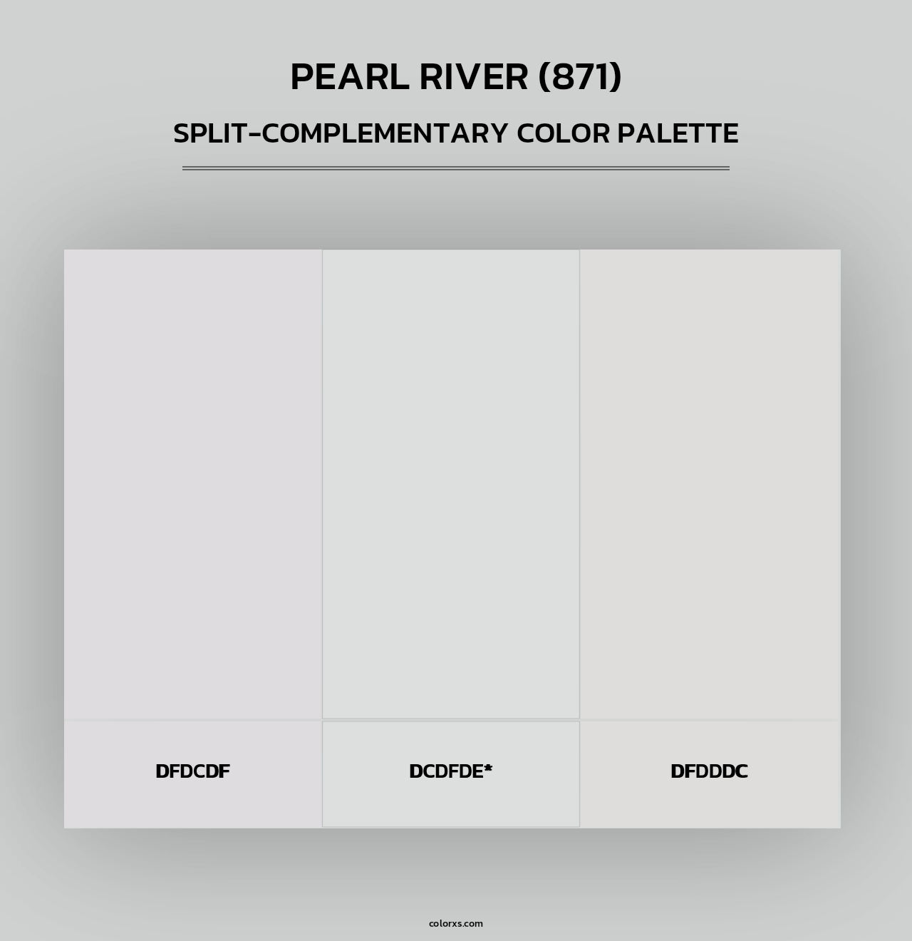 Pearl River (871) - Split-Complementary Color Palette