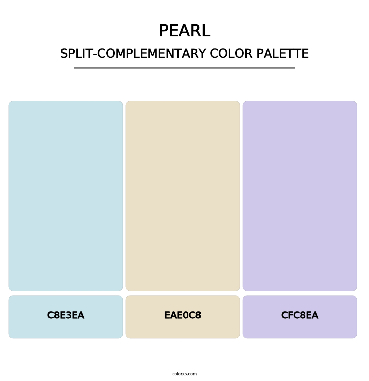 Pearl - Split-Complementary Color Palette