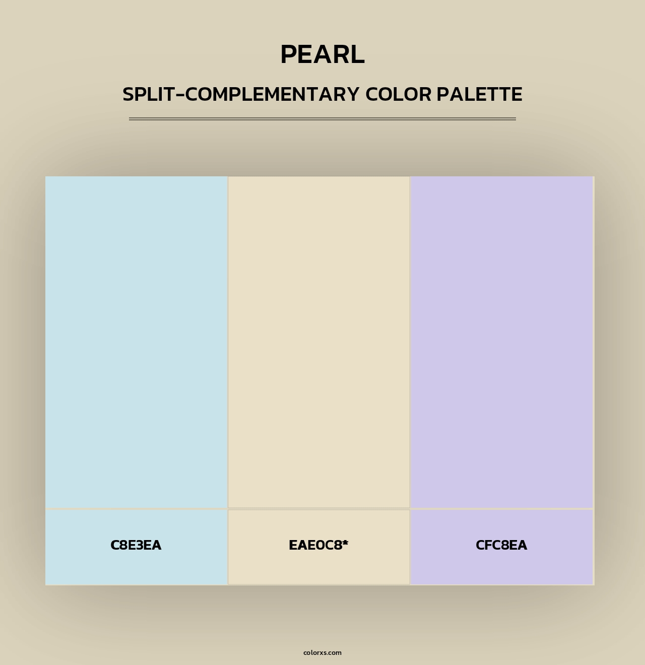 Pearl - Split-Complementary Color Palette