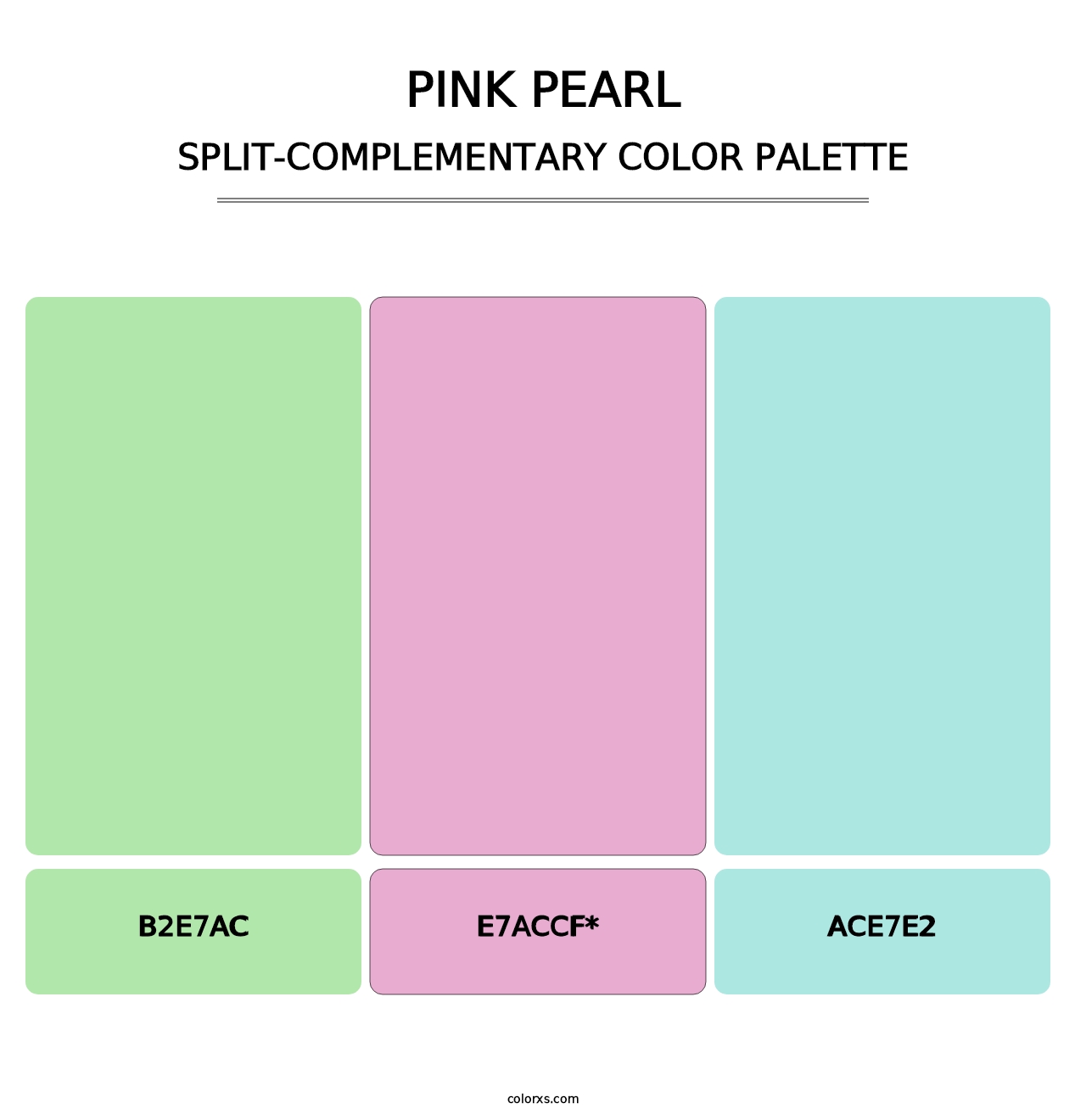 Pink Pearl - Split-Complementary Color Palette