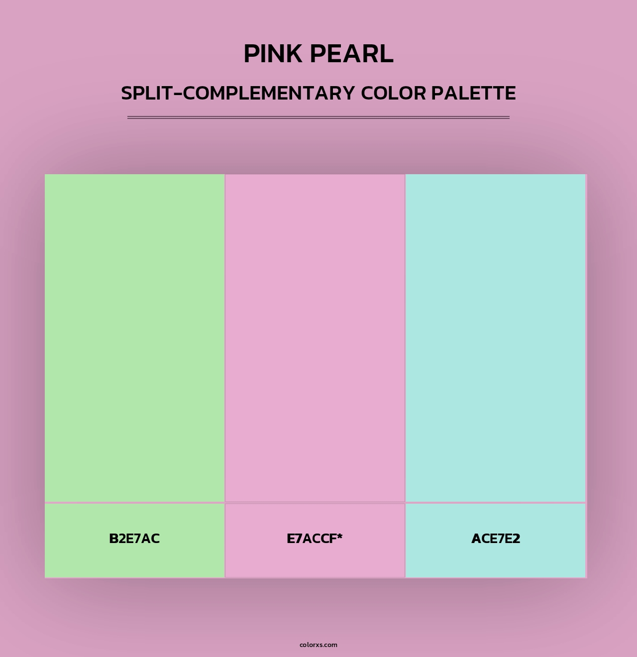 Pink Pearl - Split-Complementary Color Palette
