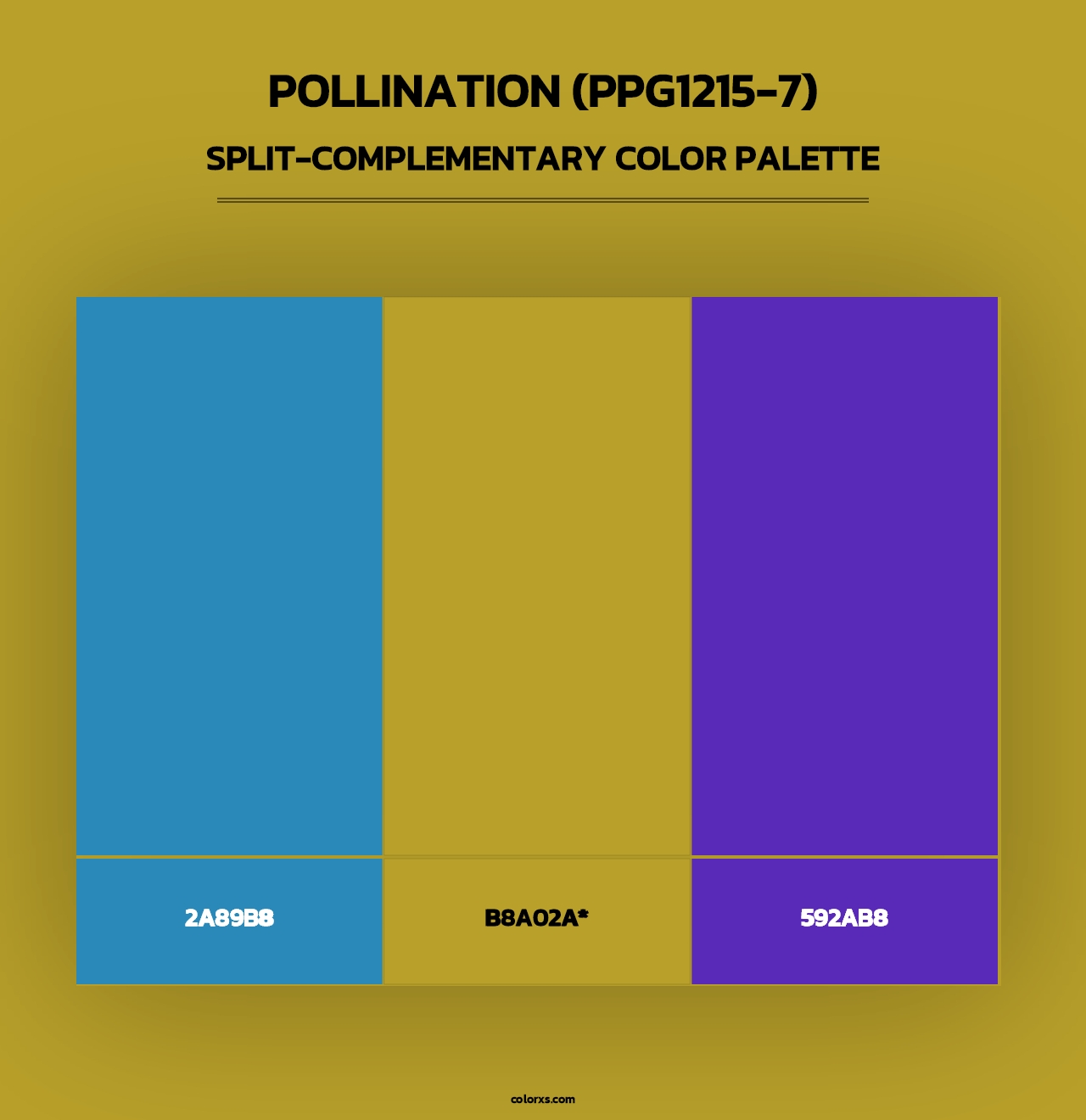 Pollination (PPG1215-7) - Split-Complementary Color Palette