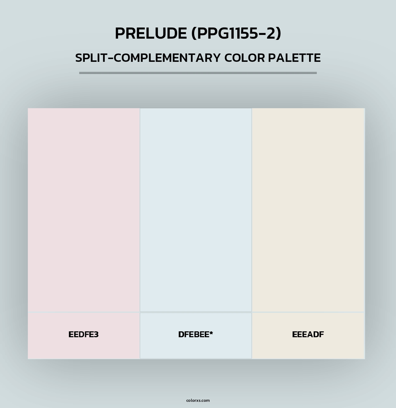 Prelude (PPG1155-2) - Split-Complementary Color Palette