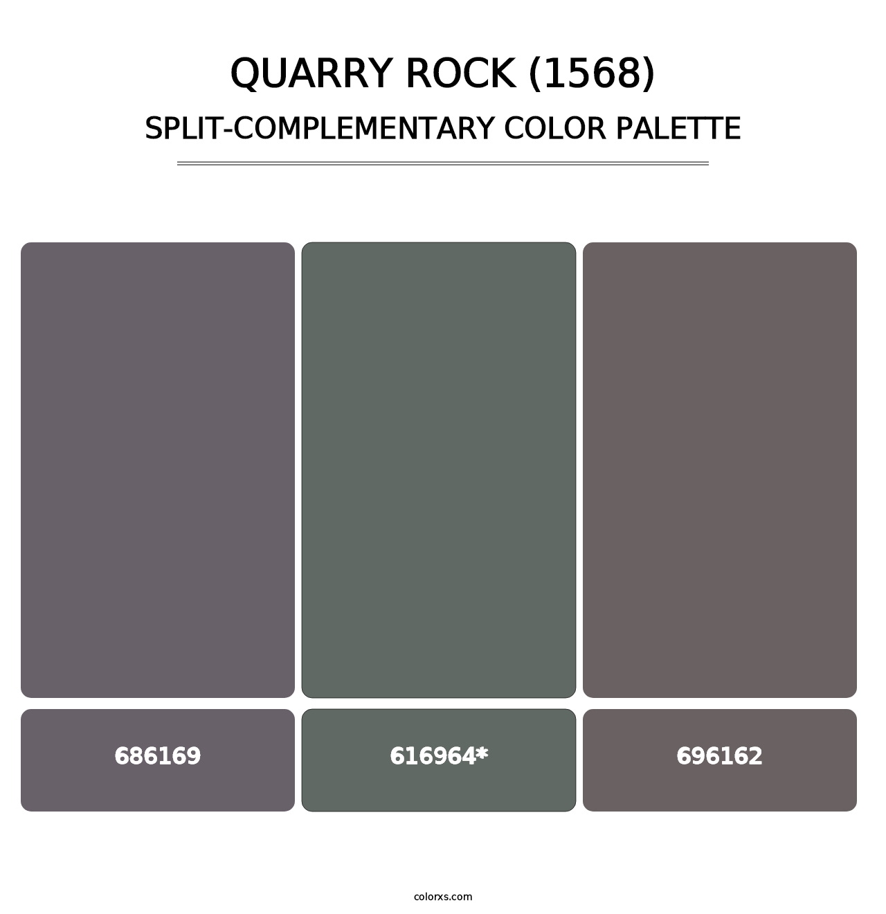 Quarry Rock (1568) - Split-Complementary Color Palette
