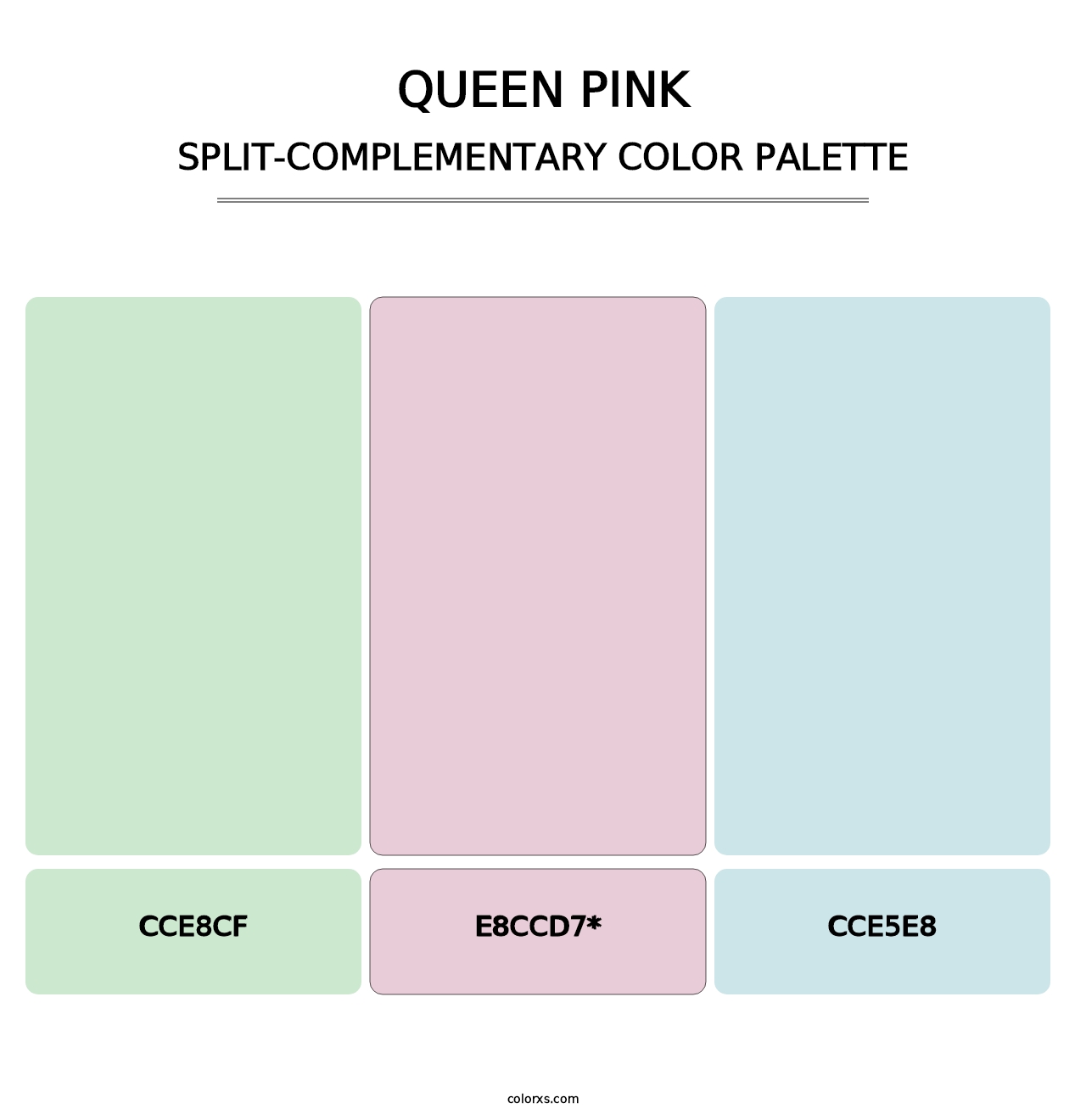 Queen Pink - Split-Complementary Color Palette