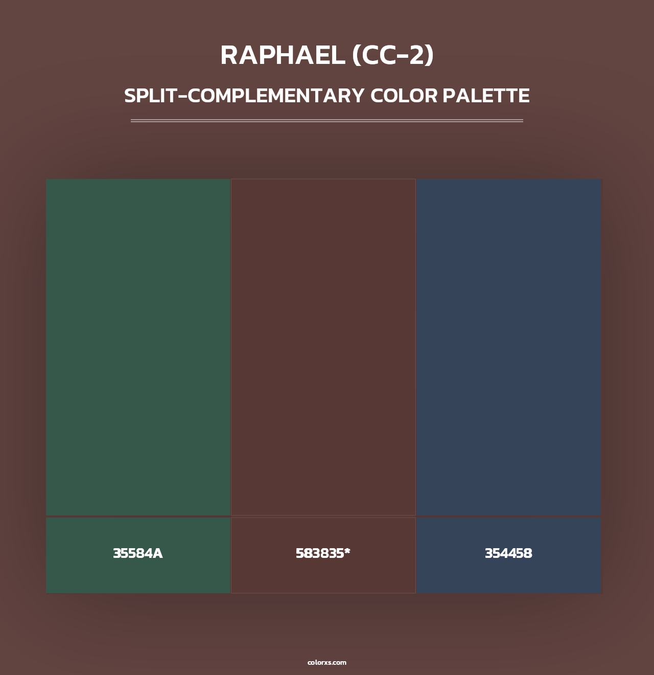 Raphael (CC-2) - Split-Complementary Color Palette