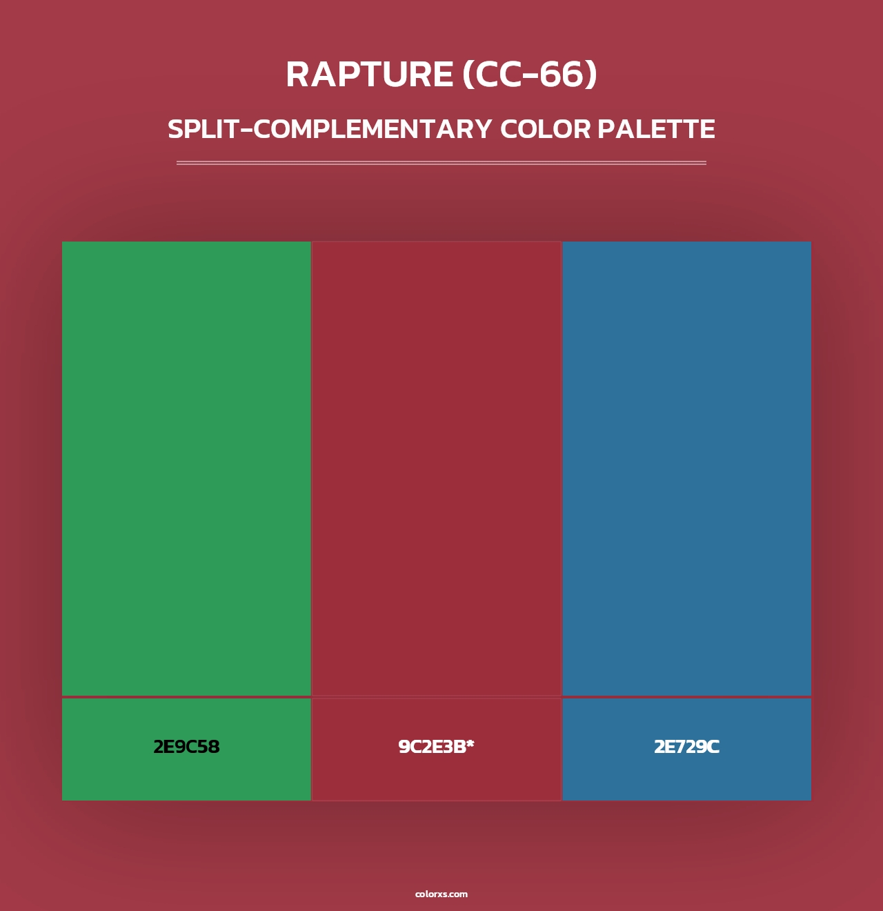 Rapture (CC-66) - Split-Complementary Color Palette