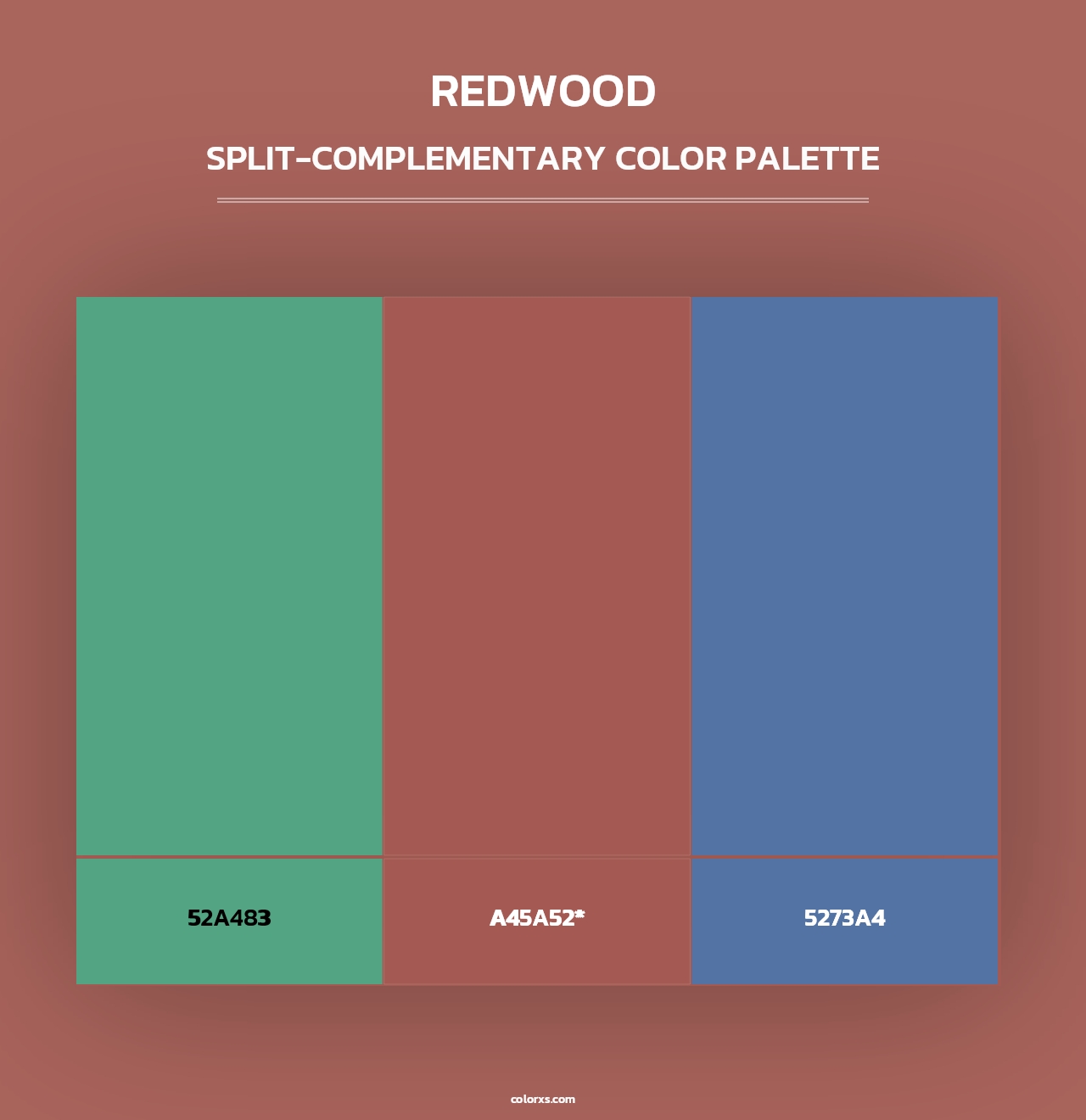 Redwood - Split-Complementary Color Palette