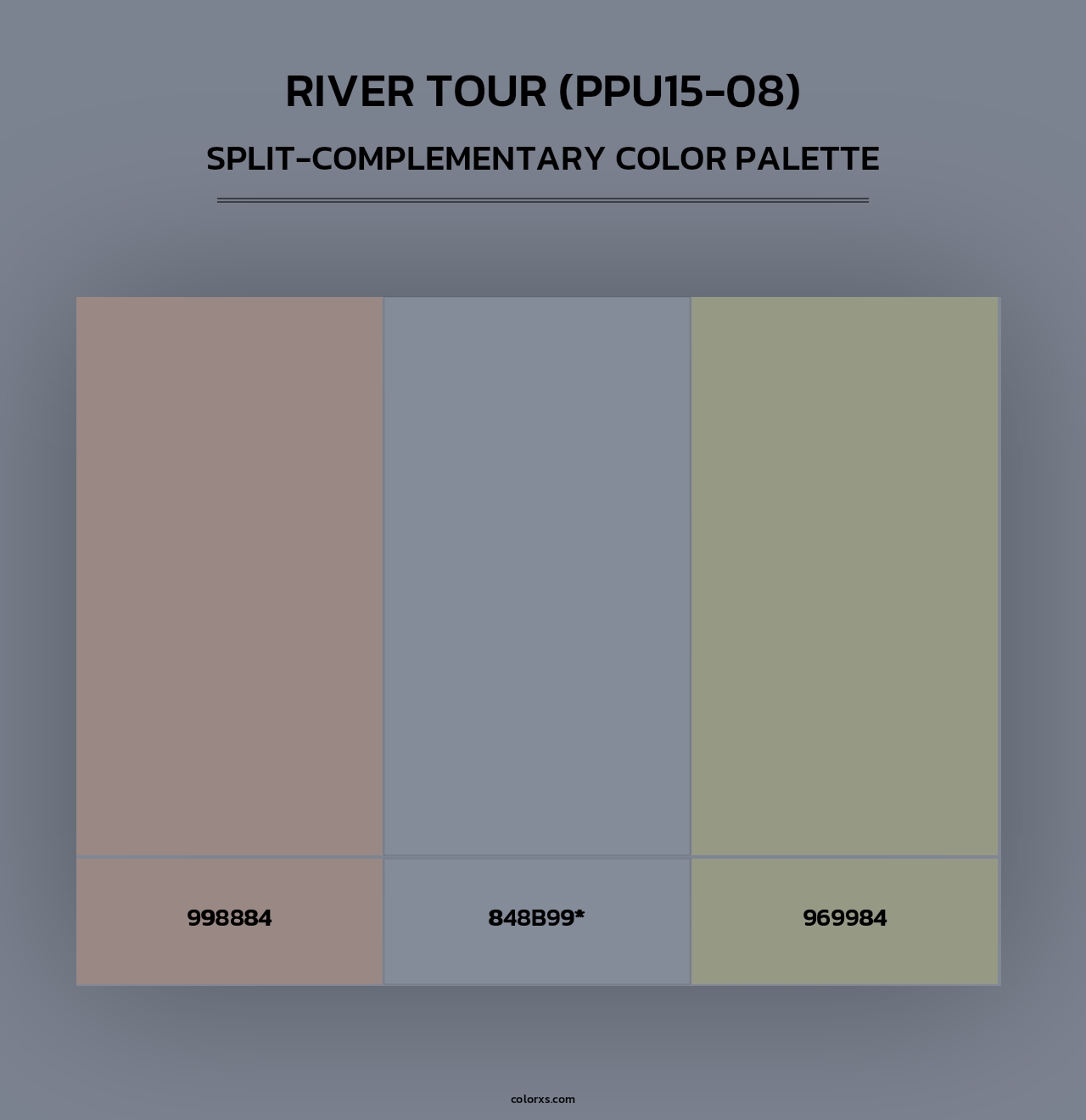 River Tour (PPU15-08) - Split-Complementary Color Palette