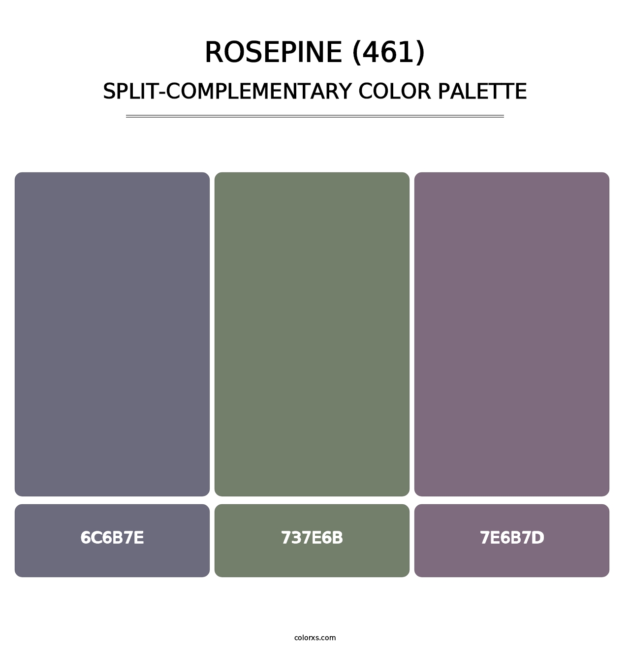 Rosepine (461) - Split-Complementary Color Palette