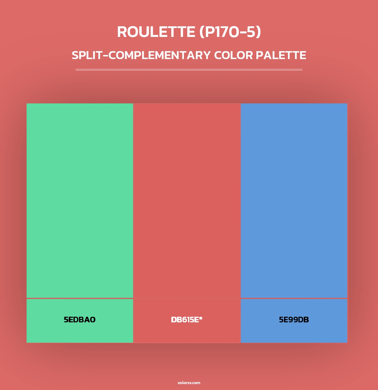 Roulette (P170-5) - Split-Complementary Color Palette