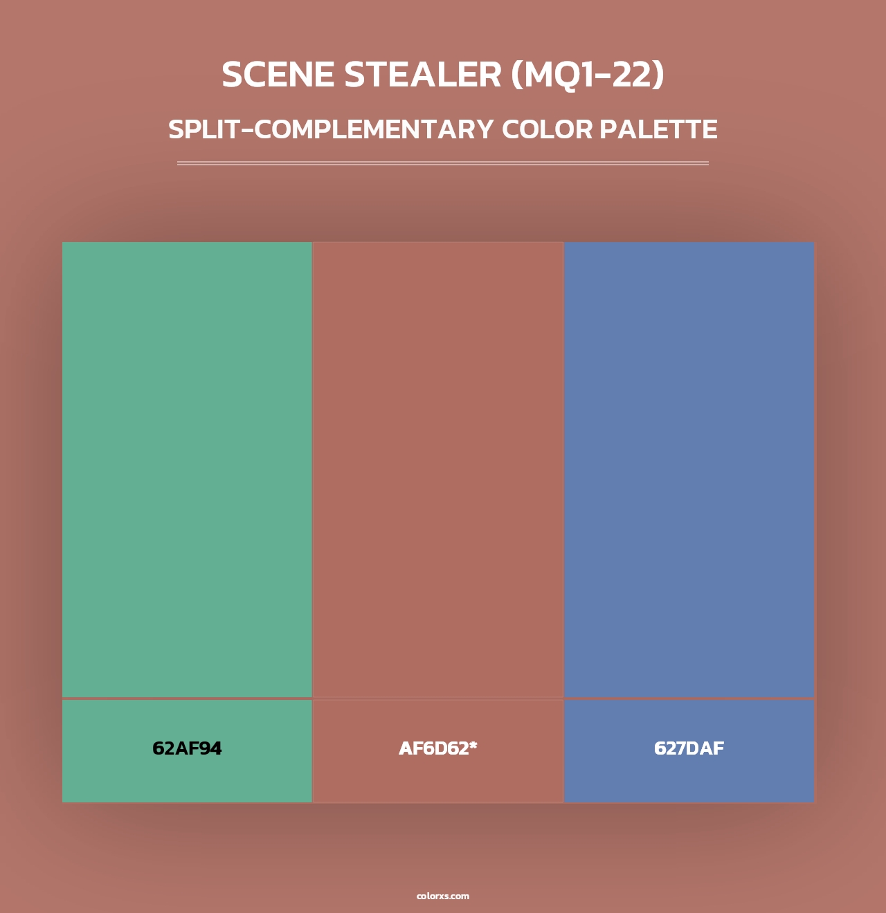 Scene Stealer (MQ1-22) - Split-Complementary Color Palette