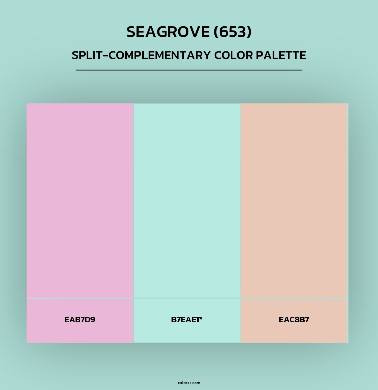 Seagrove (653) - Split-Complementary Color Palette