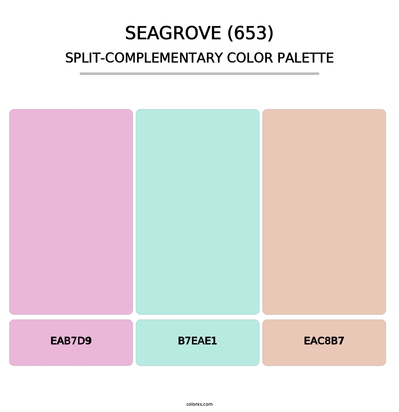 Seagrove (653) - Split-Complementary Color Palette