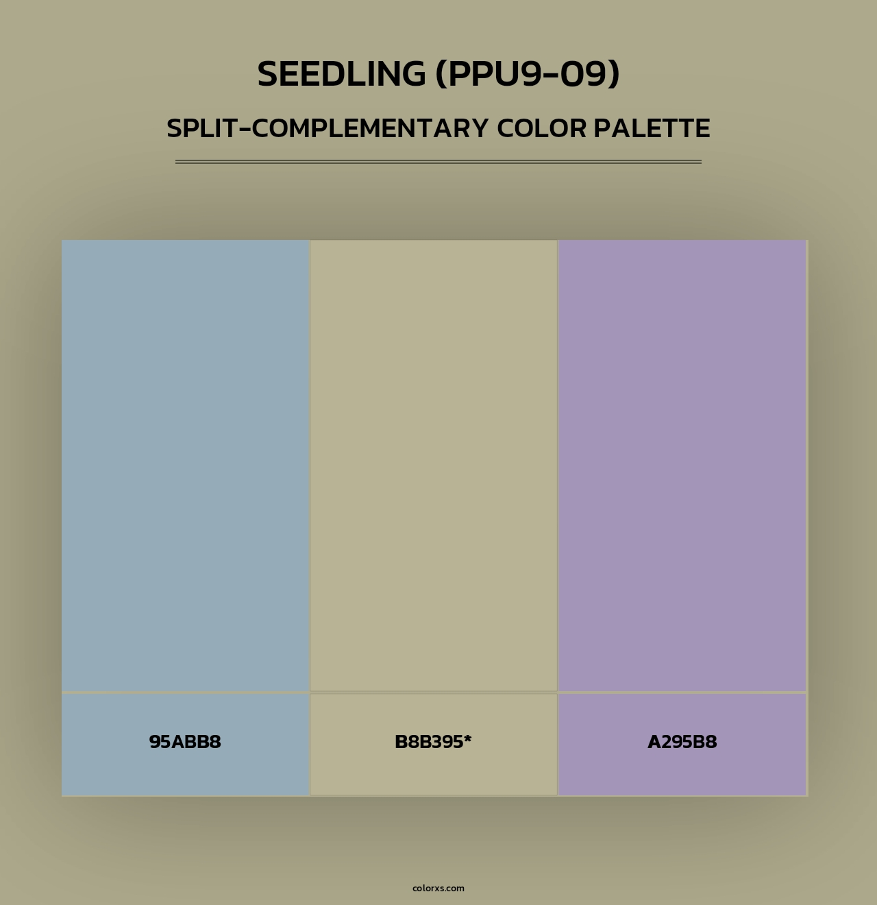 Seedling (PPU9-09) - Split-Complementary Color Palette