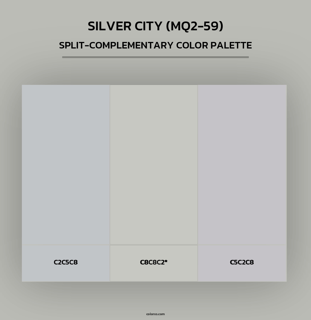Silver City (MQ2-59) - Split-Complementary Color Palette