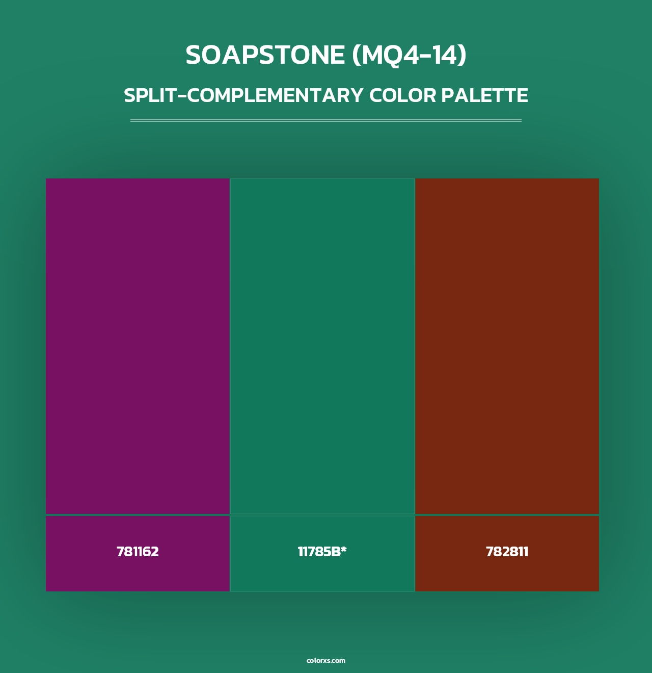 Soapstone (MQ4-14) - Split-Complementary Color Palette