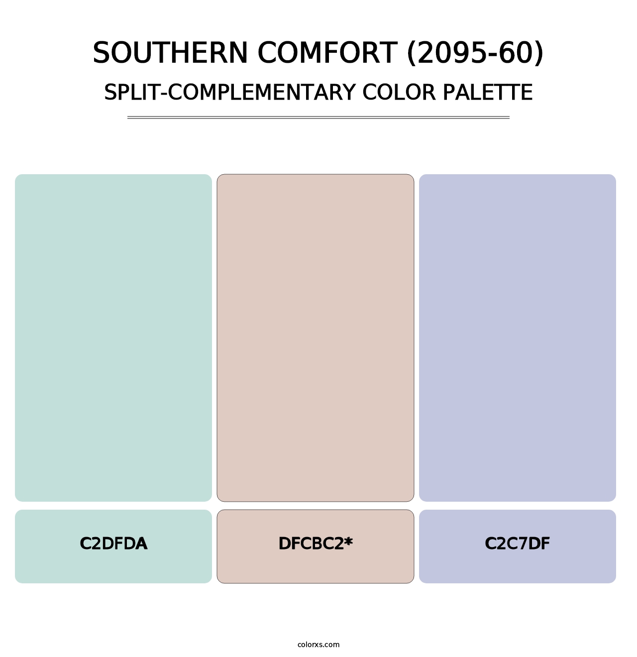 Southern Comfort (2095-60) - Split-Complementary Color Palette