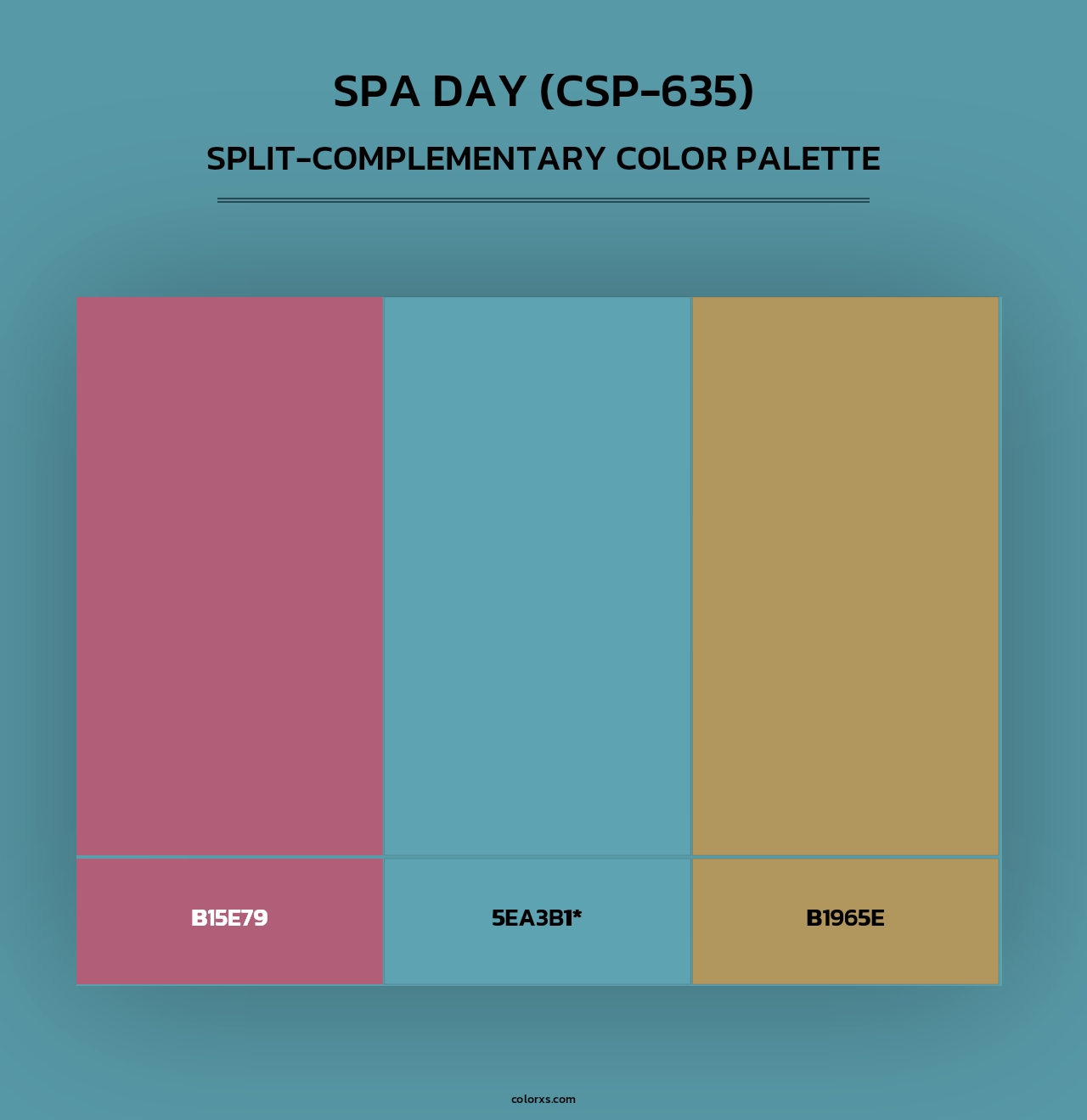 Spa Day (CSP-635) - Split-Complementary Color Palette