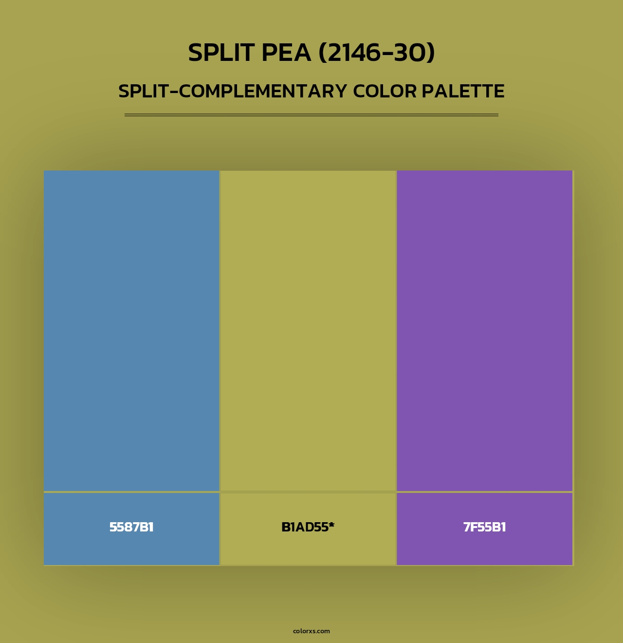 Split Pea (2146-30) - Split-Complementary Color Palette