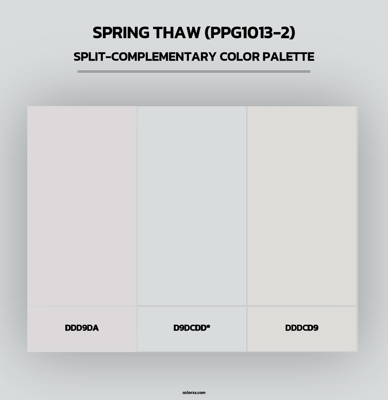 Spring Thaw (PPG1013-2) - Split-Complementary Color Palette