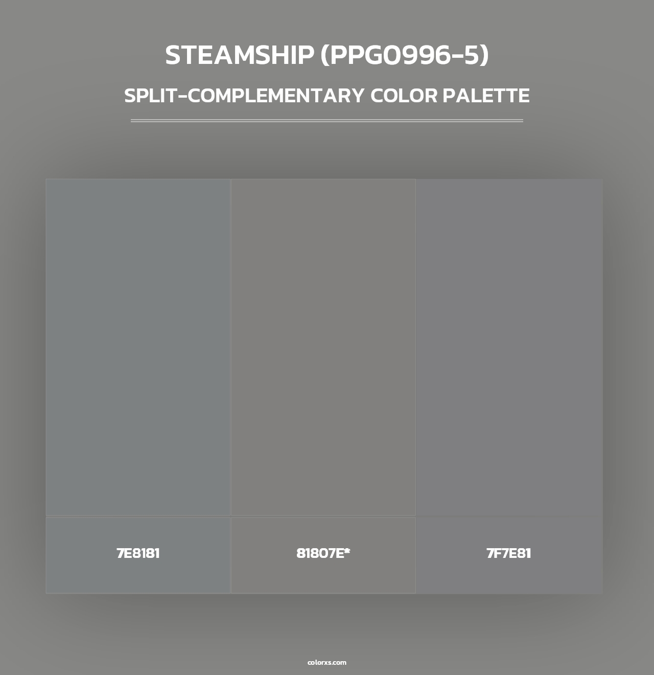 Steamship (PPG0996-5) - Split-Complementary Color Palette