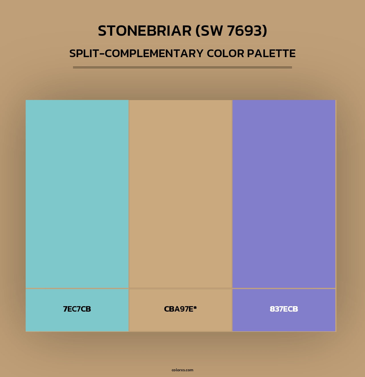 Stonebriar (SW 7693) - Split-Complementary Color Palette
