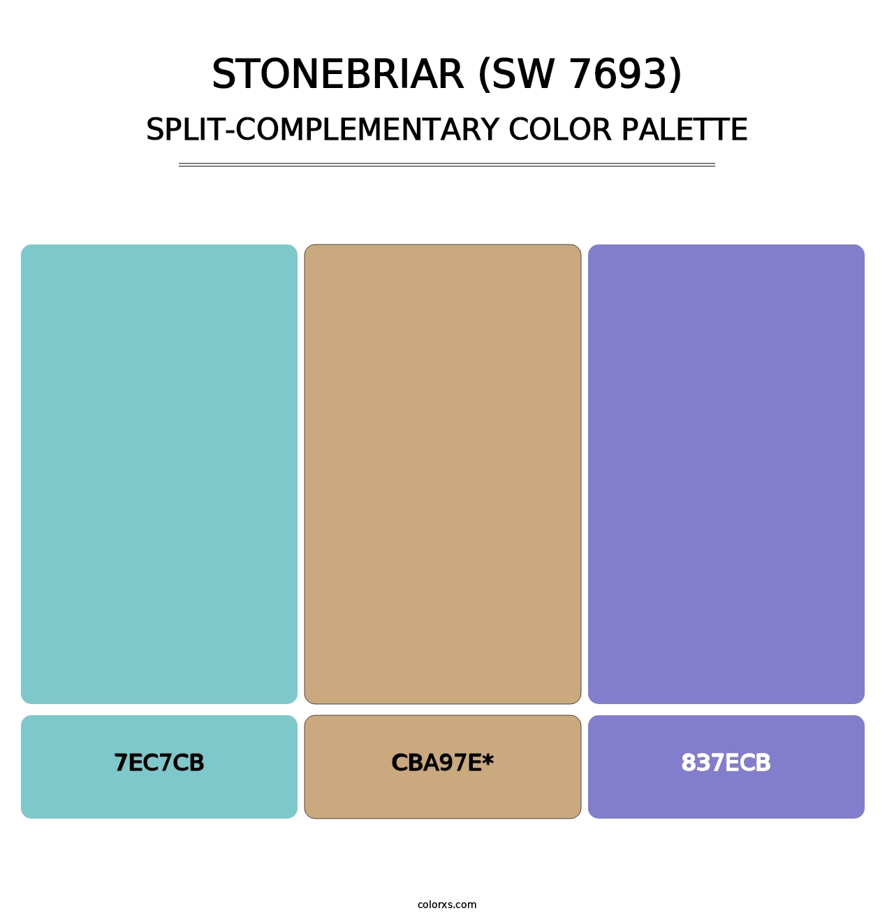 Stonebriar (SW 7693) - Split-Complementary Color Palette