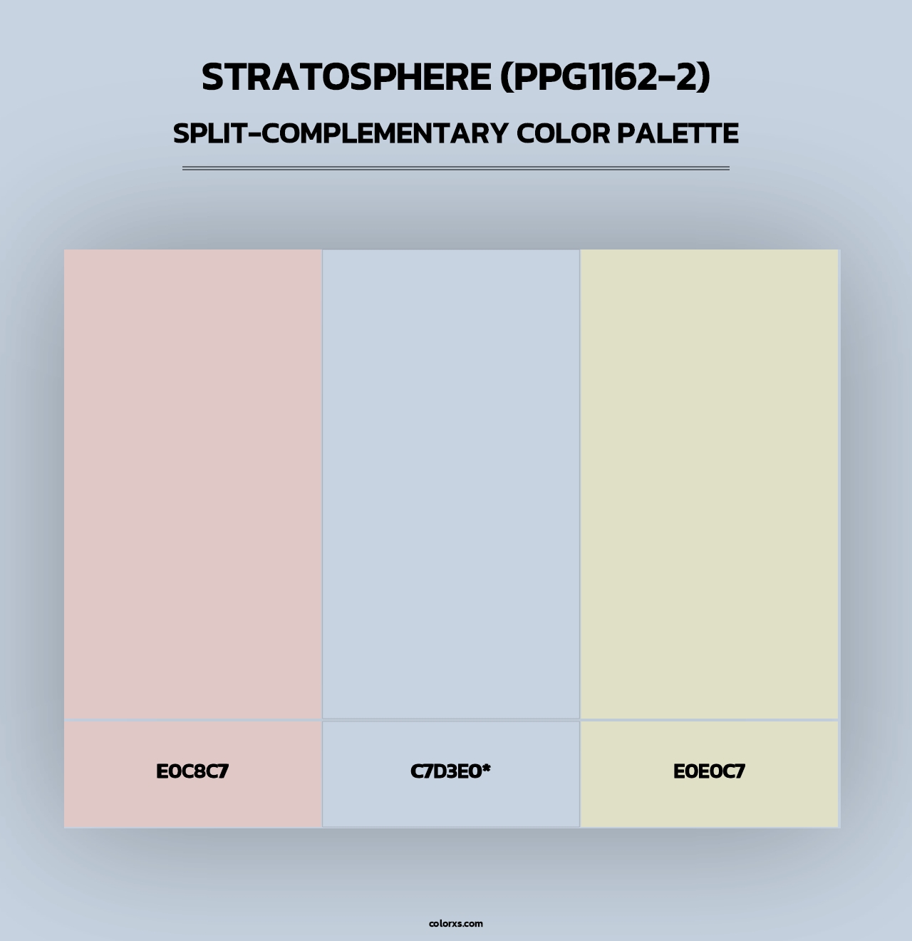 Stratosphere (PPG1162-2) - Split-Complementary Color Palette