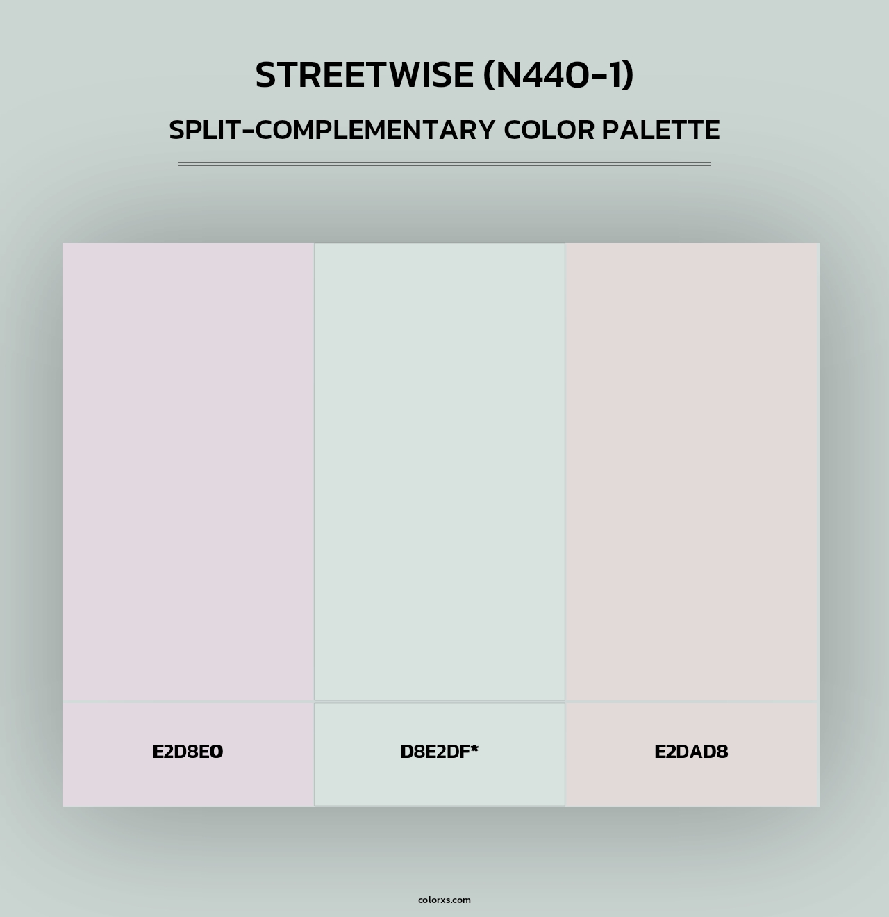 Streetwise (N440-1) - Split-Complementary Color Palette