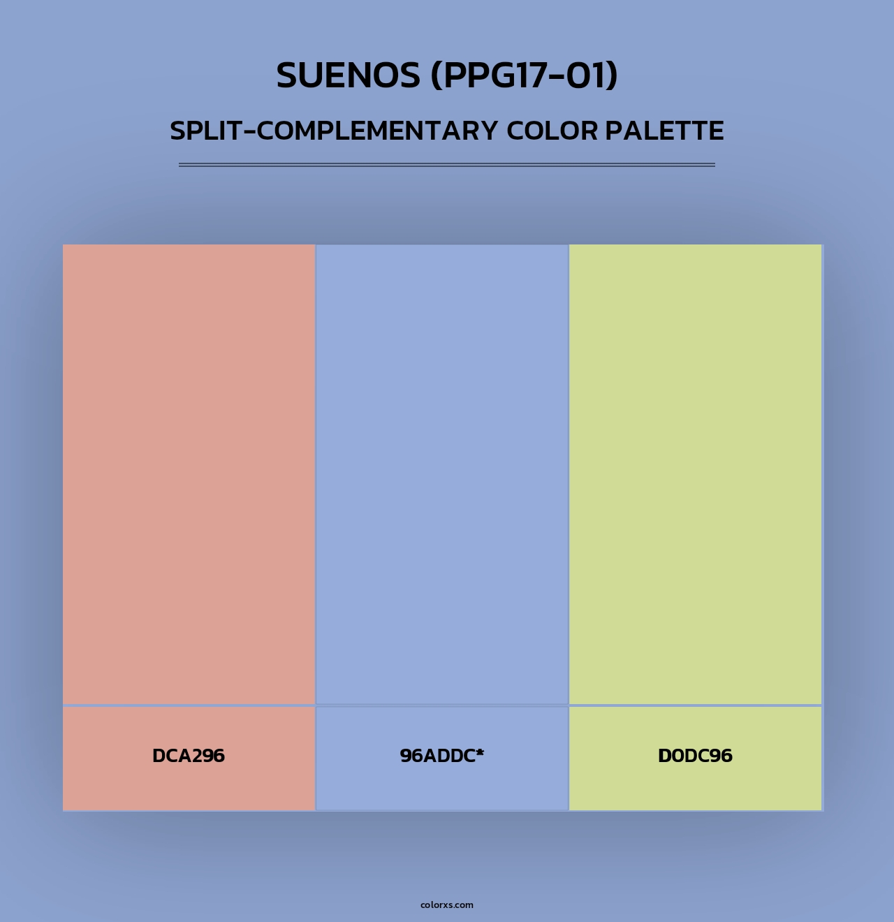 Suenos (PPG17-01) - Split-Complementary Color Palette