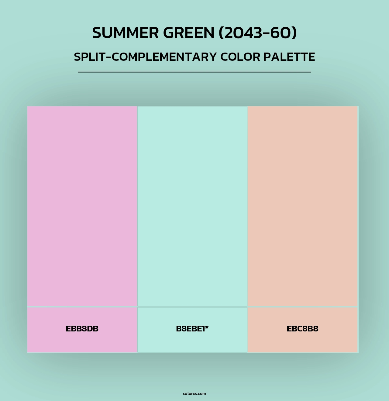 Summer Green (2043-60) - Split-Complementary Color Palette