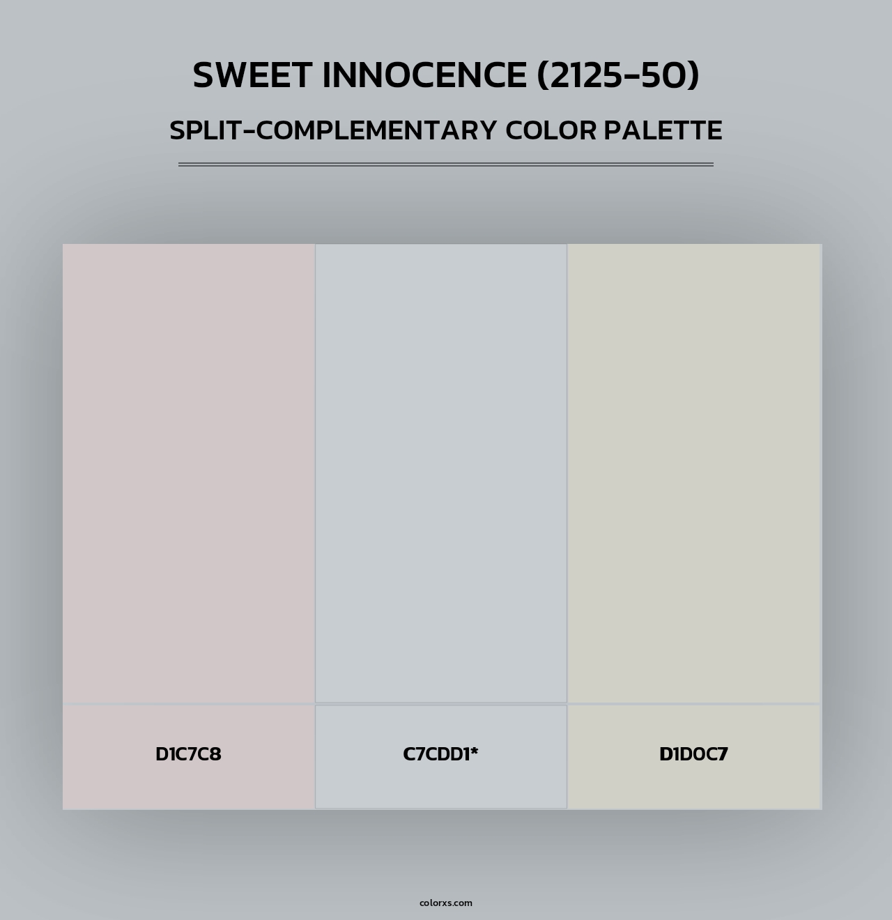 Sweet Innocence (2125-50) - Split-Complementary Color Palette