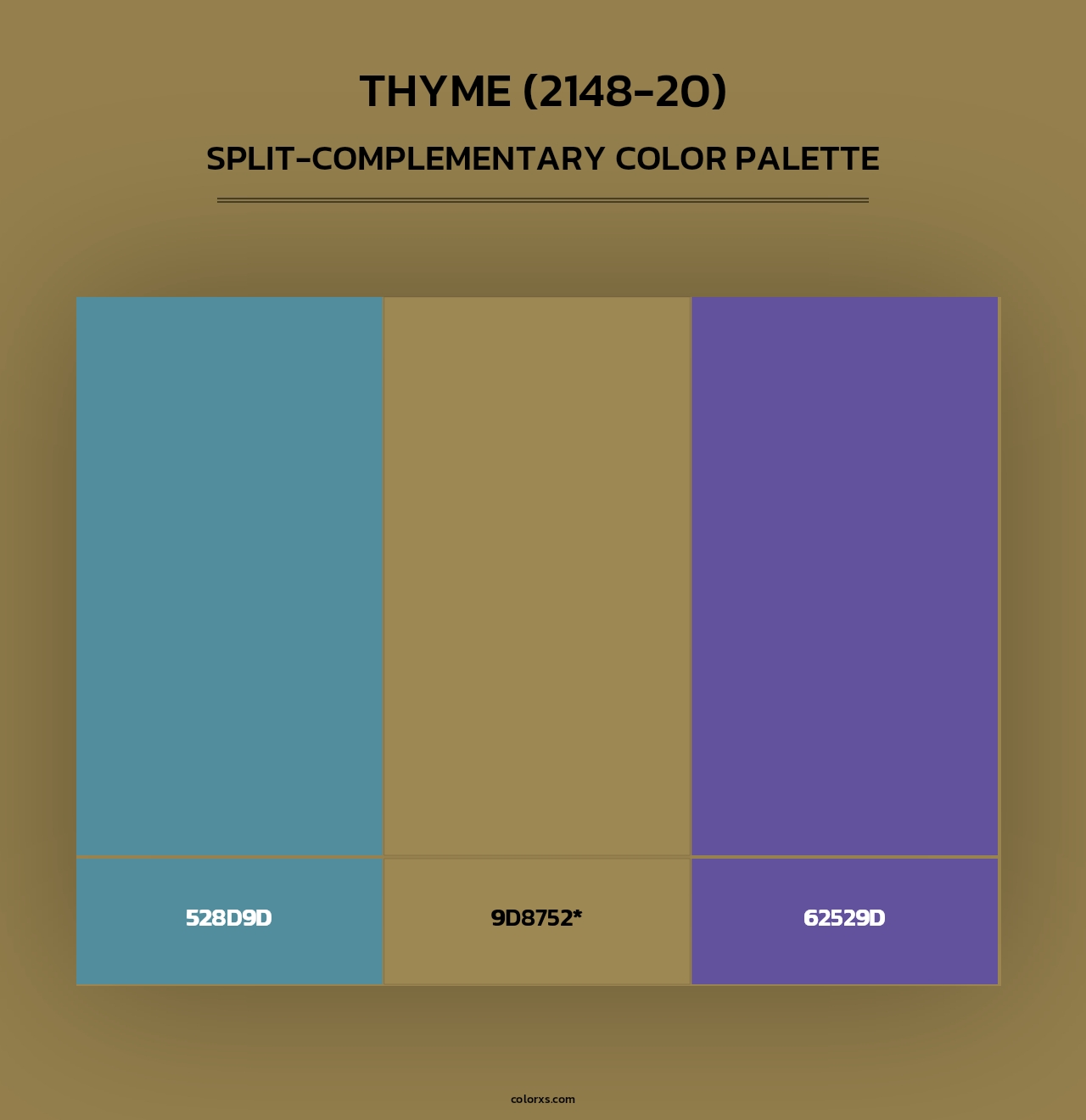Thyme (2148-20) - Split-Complementary Color Palette