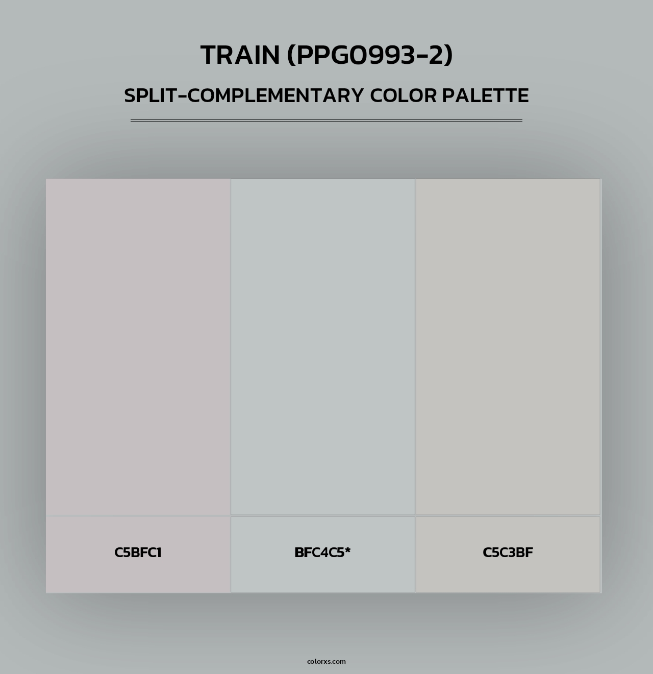Train (PPG0993-2) - Split-Complementary Color Palette