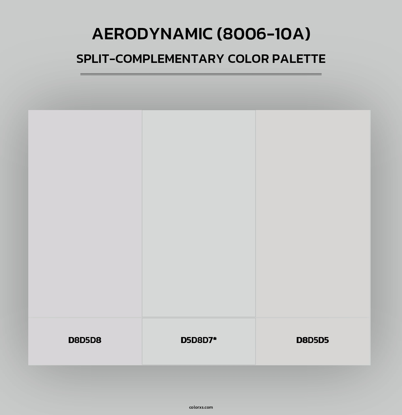 Aerodynamic (8006-10A) - Split-Complementary Color Palette