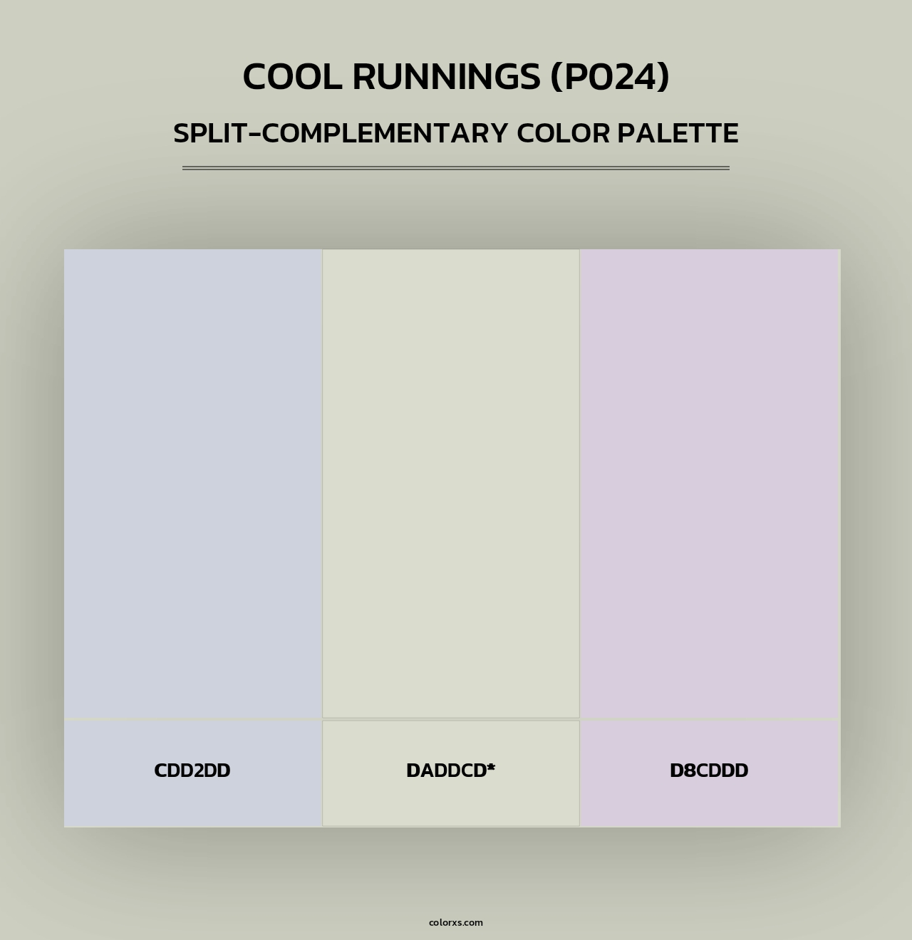Cool Runnings (P024) - Split-Complementary Color Palette