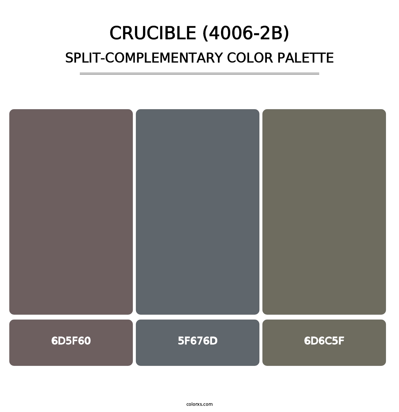 Crucible (4006-2B) - Split-Complementary Color Palette