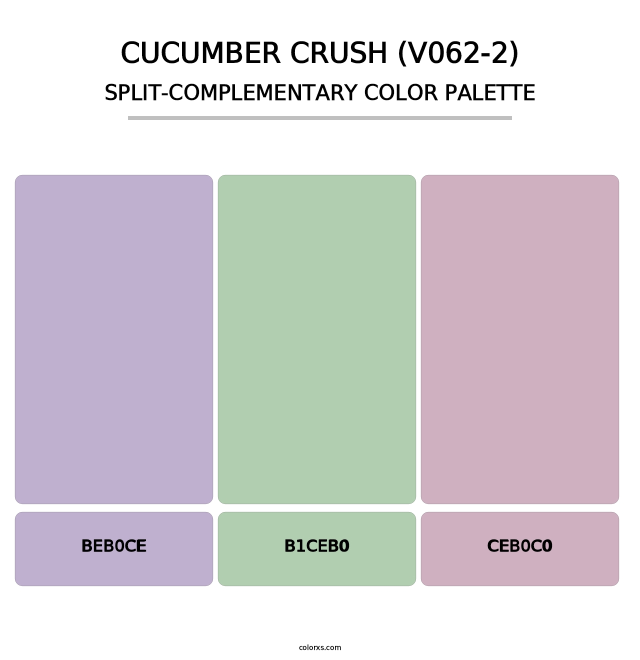 Cucumber Crush (V062-2) - Split-Complementary Color Palette